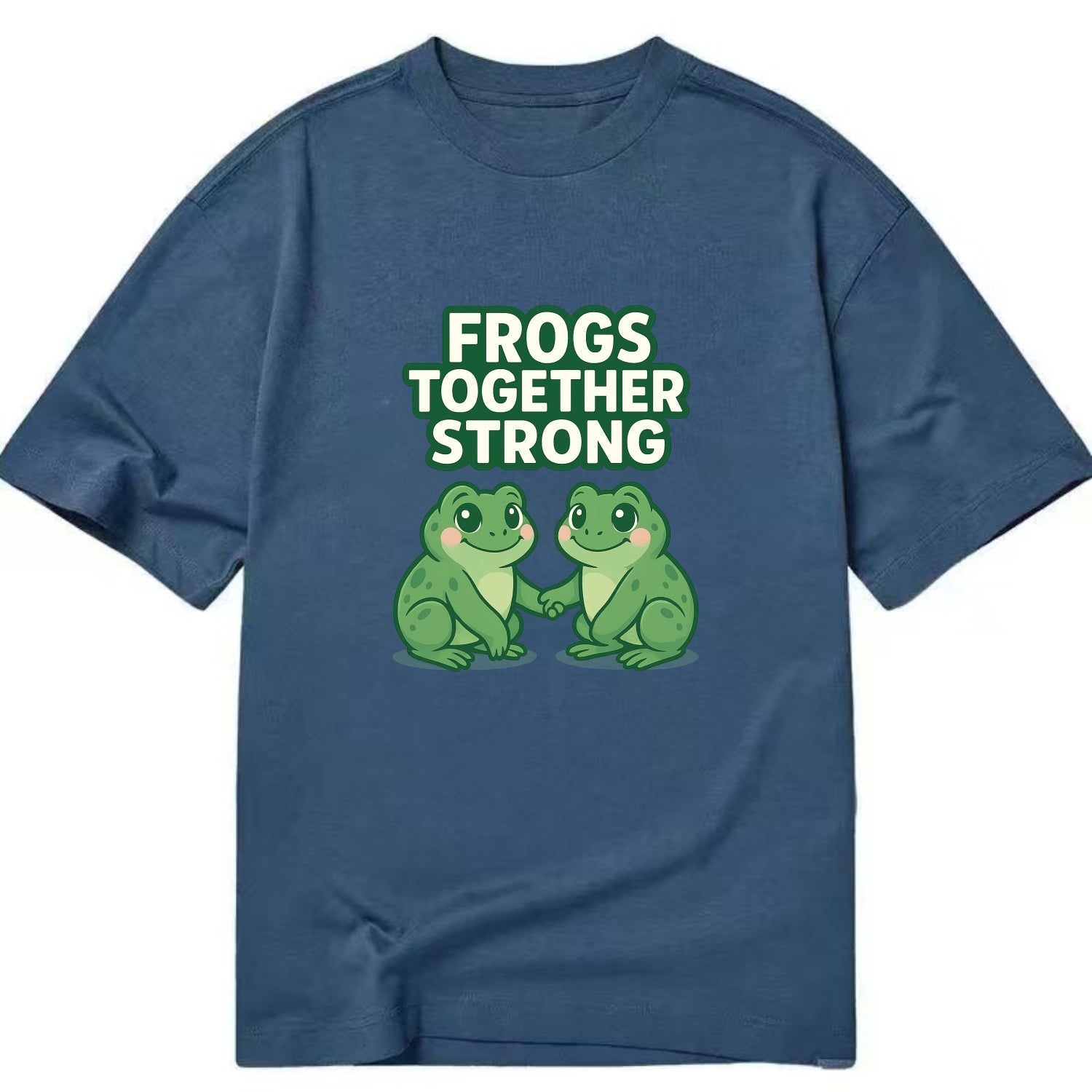 Frogs Together Strong 2 - Classic T-shirt - Twilight Navy(Blue)