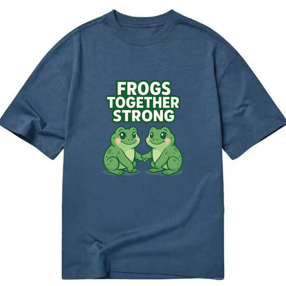 Frogs Together Strong 2 - Classic T-shirt - Twilight Navy(Blue)