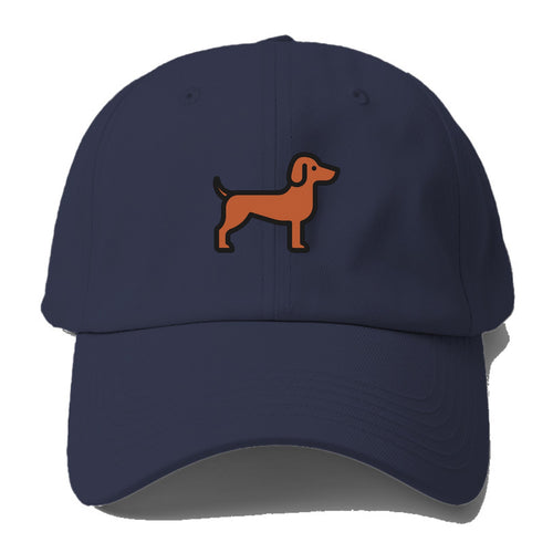 Vizsla - Rust colored flat side profile - Baseball Cap