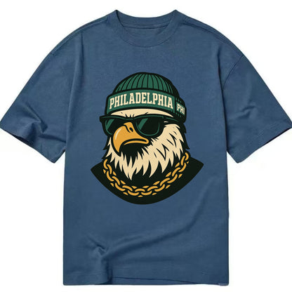 "eagle" "philadelphia" "phi" "green" "us East" - Classic T-shirt - Twilight Navy(Blue)