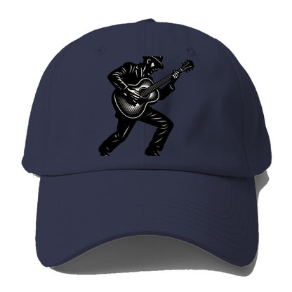 Guitarist playing acoustic guitar - Baseball Cap - Twilight Navy(Blue)