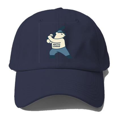 Polar Bear Baseball MVP - Baseball Cap For Big Heads - Twilight Navy(Blue)
