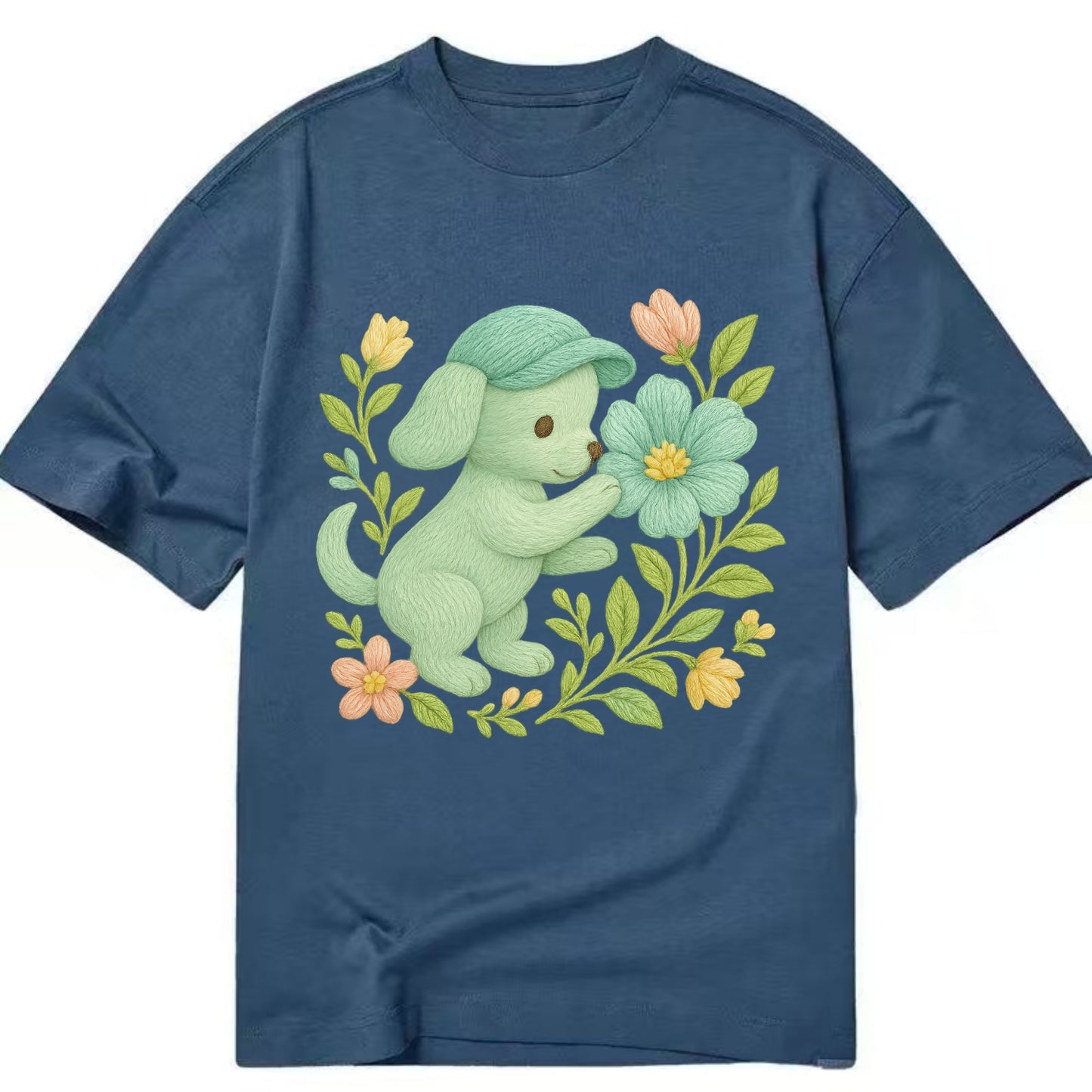 Mint Puppy - Classic T-shirt - Twilight Navy(Blue)