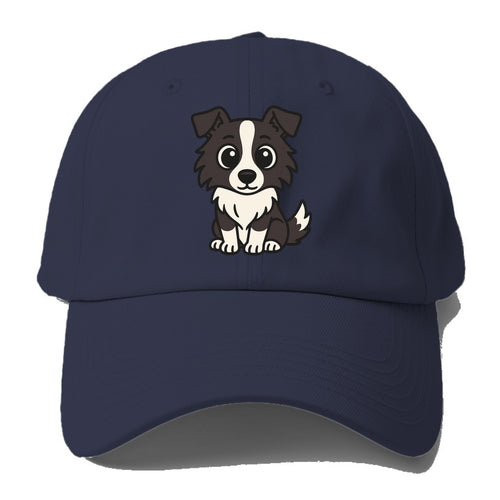 Border Collie - Intense stare sitting pose - Baseball Cap For Big Heads