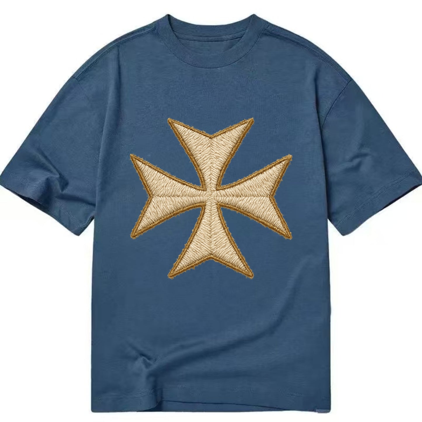 Hospitaller Cross  - Classic T-shirt - Twilight Navy(Blue)