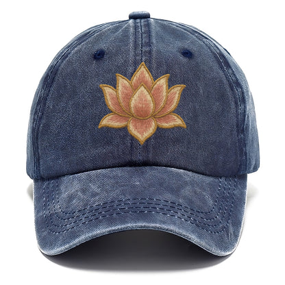 Lotus Flower - Classic Cap - Twilight Navy(Blue)
