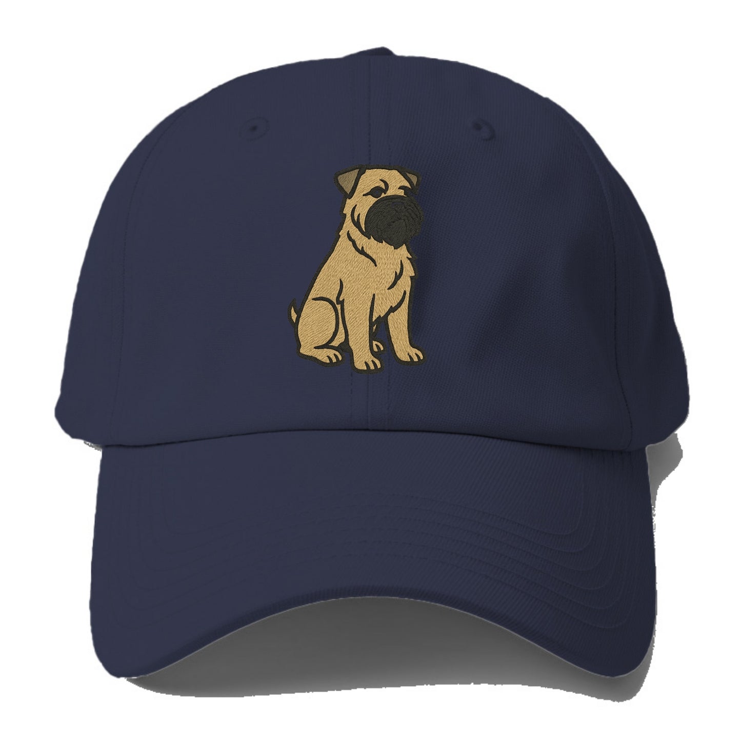 Bouvier des Flandres - Fawn rough coat embroidered design - Baseball Cap - Twilight Navy(Blue)