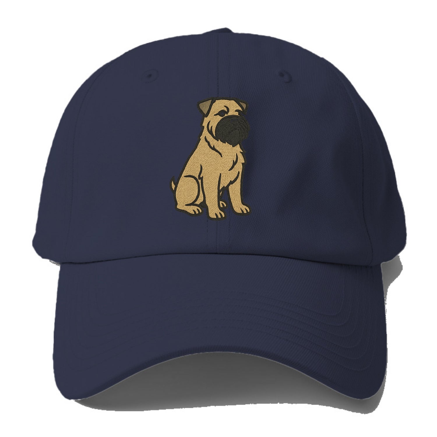 Bouvier des Flandres - Fawn rough coat embroidered design - Baseball Cap - Twilight Navy(Blue)