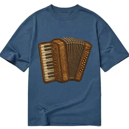 Accordion  - Classic T-shirt - Twilight Navy(Blue)