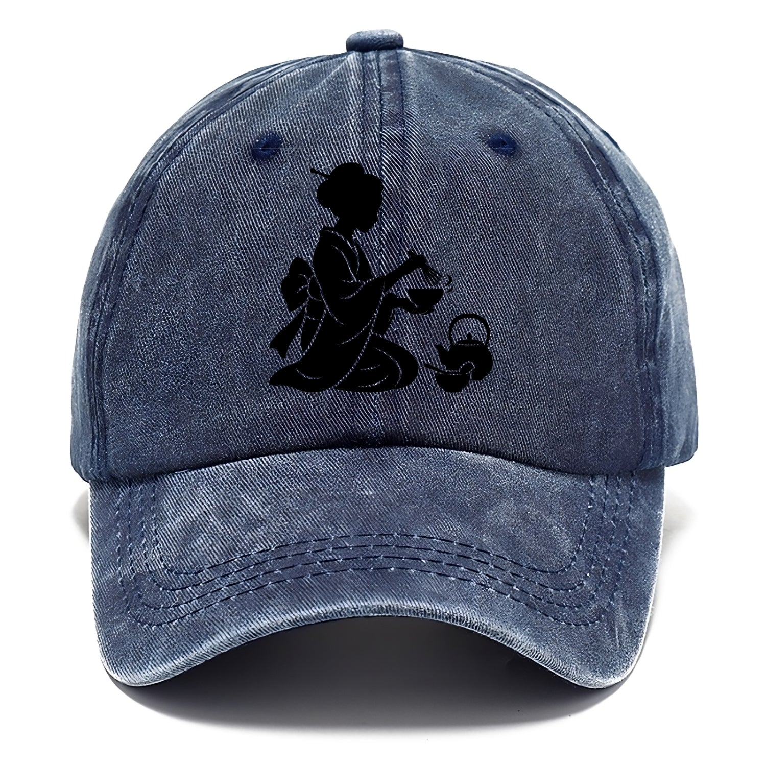 Geisha traditional tea ceremony - Classic Cap - Twilight Navy(Blue)