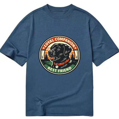 Noble Companion Emblem - Classic T-shirt - Twilight Navy(Blue)