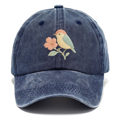 Peach Flowerpecker - Classic Cap - Twilight Navy(Blue)