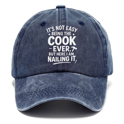It's not easy being the best COOK ever, but here I am nailing it - Classic Cap - Twilight Navy(Blue)