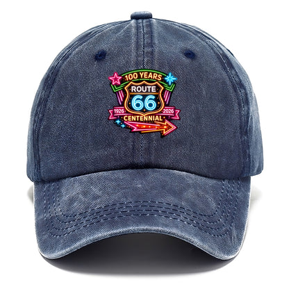 CENTENNIAL BADGE | 100 Years celebration emblem | 1926-2026 dates | Anniversary crest - Classic Cap - Twilight Navy(Blue)