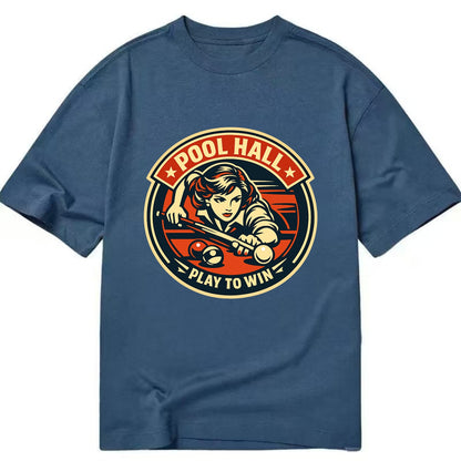 Cue Queen Emblem - Classic T-shirt - Twilight Navy(Blue)