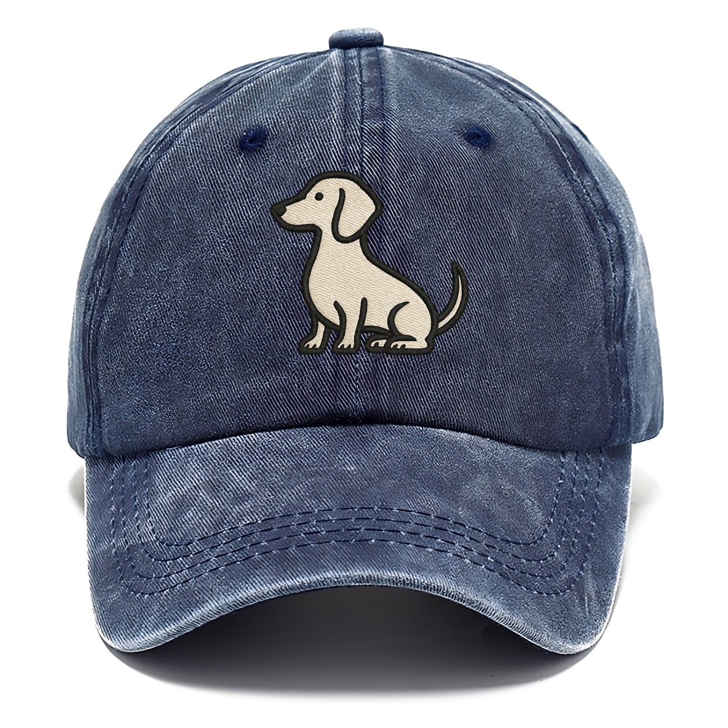 Dachshund - Long body profile view - Classic Cap - Twilight Navy(Blue)