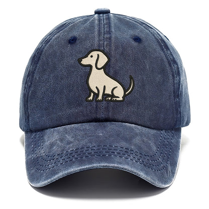 Dachshund - Long body profile view - Classic Cap - Twilight Navy(Blue)
