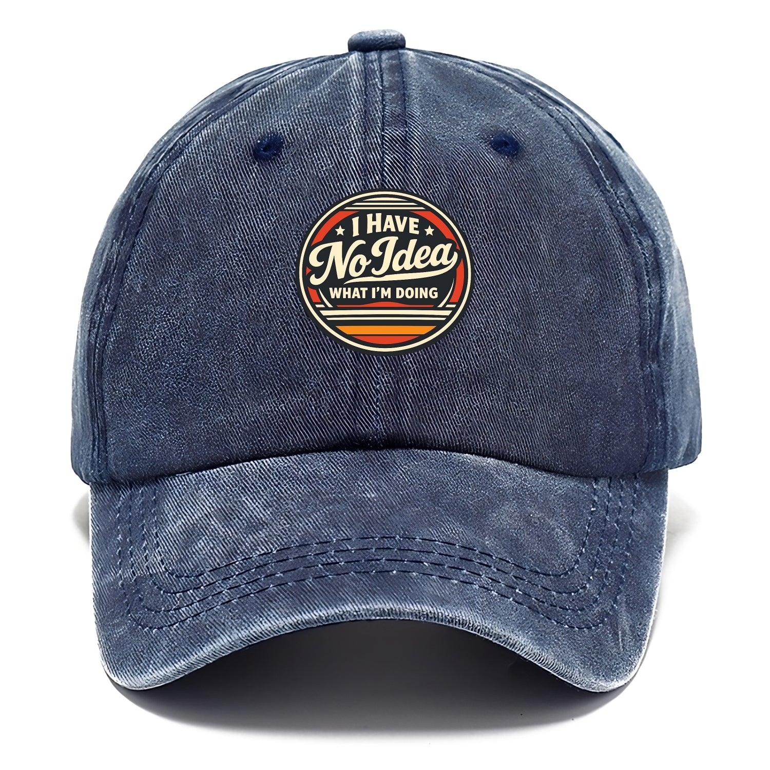 Confidently Clueless Emblem - Classic Cap - Twilight Navy(Blue)