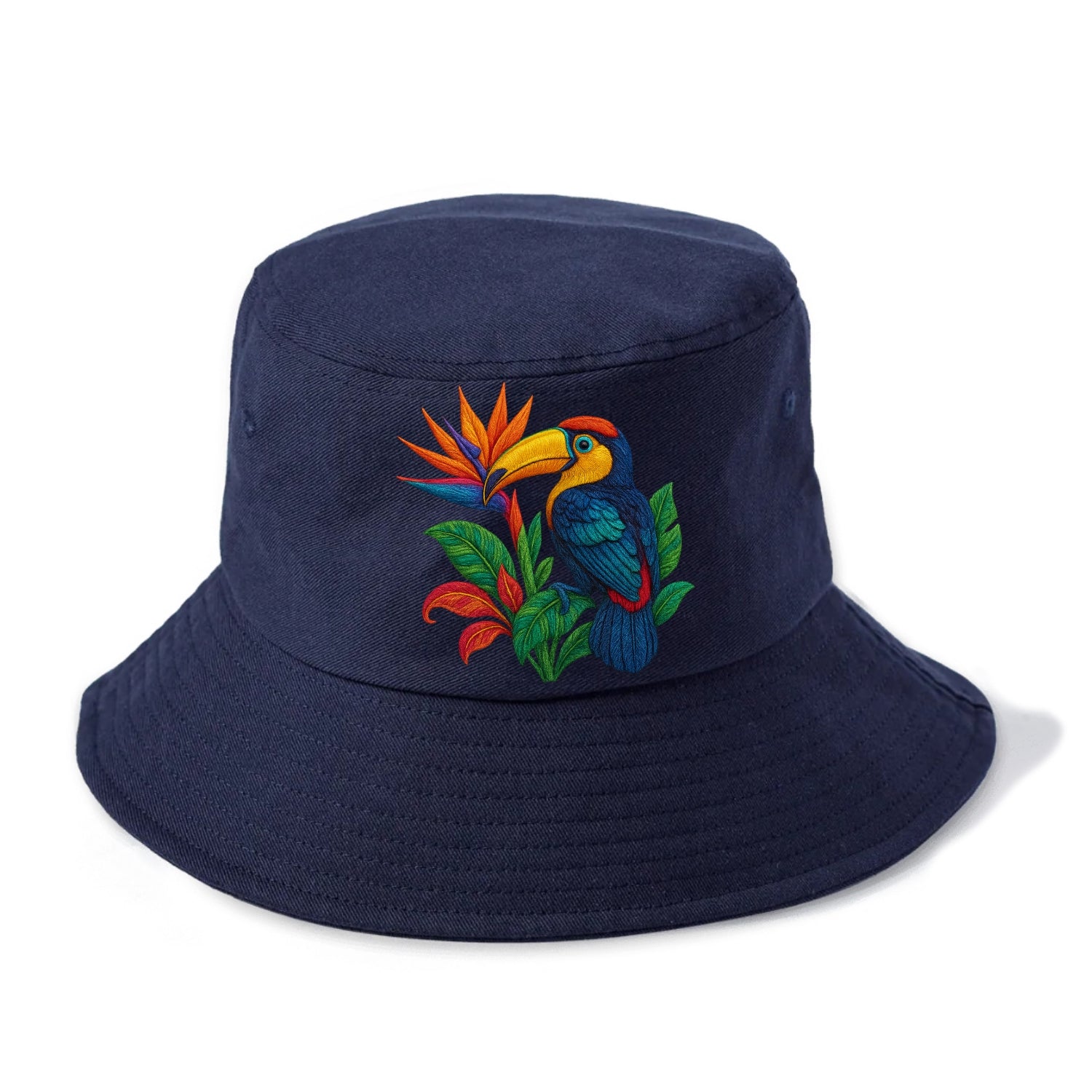 Toucan Paradise - Bucket Hat - Twilight Navy(Blue)