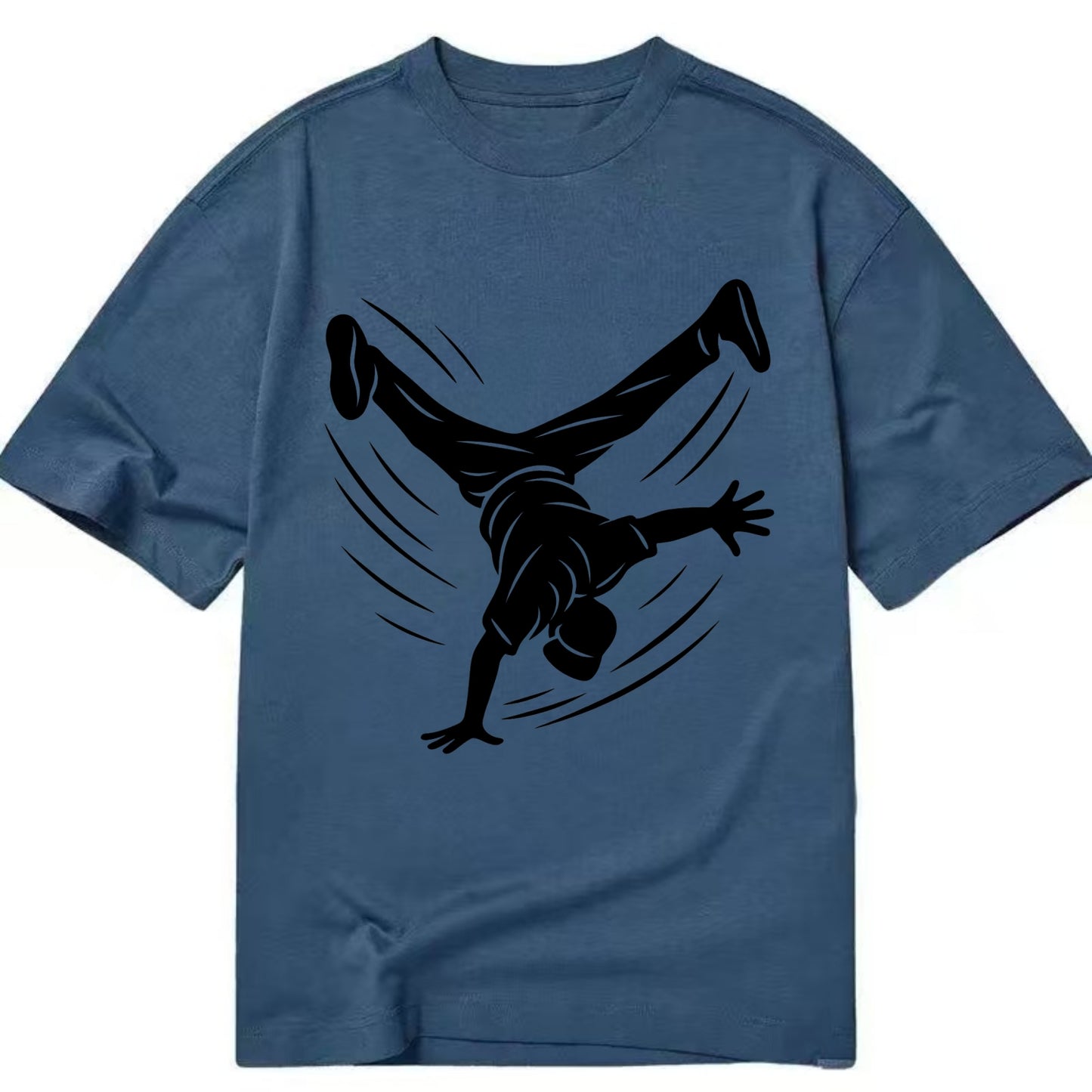 Breakdancer windmill move - Classic T-shirt - Twilight Navy(Blue)