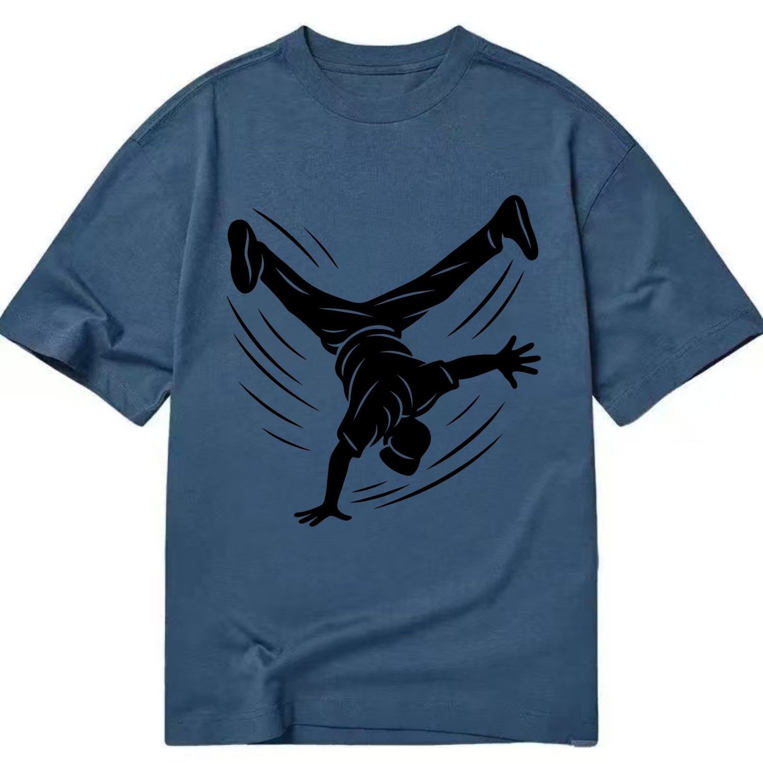 Breakdancer windmill move - Classic T-shirt - Twilight Navy(Blue)