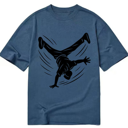 Breakdancer windmill move - Classic T-shirt - Twilight Navy(Blue)