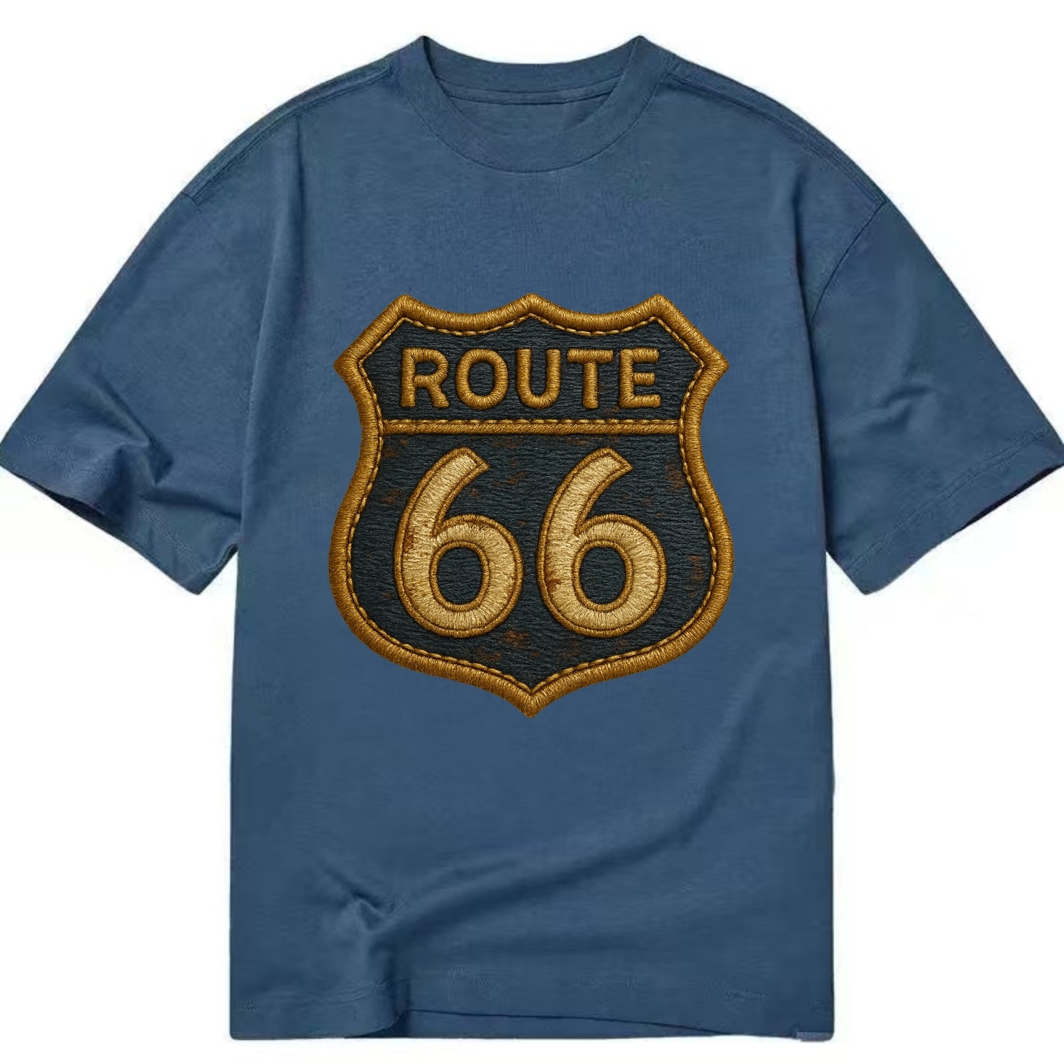 Route 66  - Classic T-shirt - Twilight Navy(Blue)