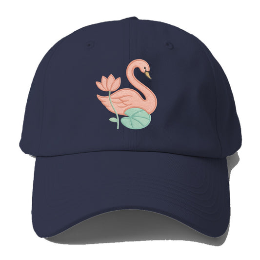 Coral Swan - Baseball Cap For Big Heads - Twilight Navy(Blue)