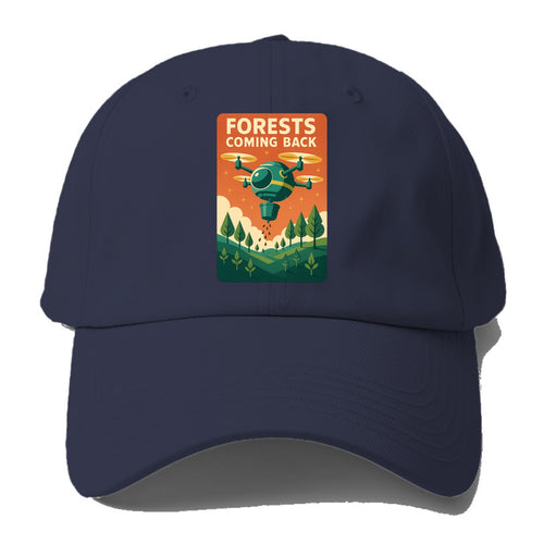 Reforestation drone planting millions of trees - Forests Coming Back - Baseball Cap For Big Heads