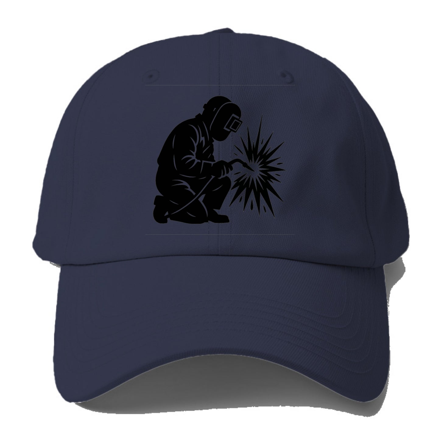 Welder sparks flying dramatically - Baseball Cap - Twilight Navy(Blue)