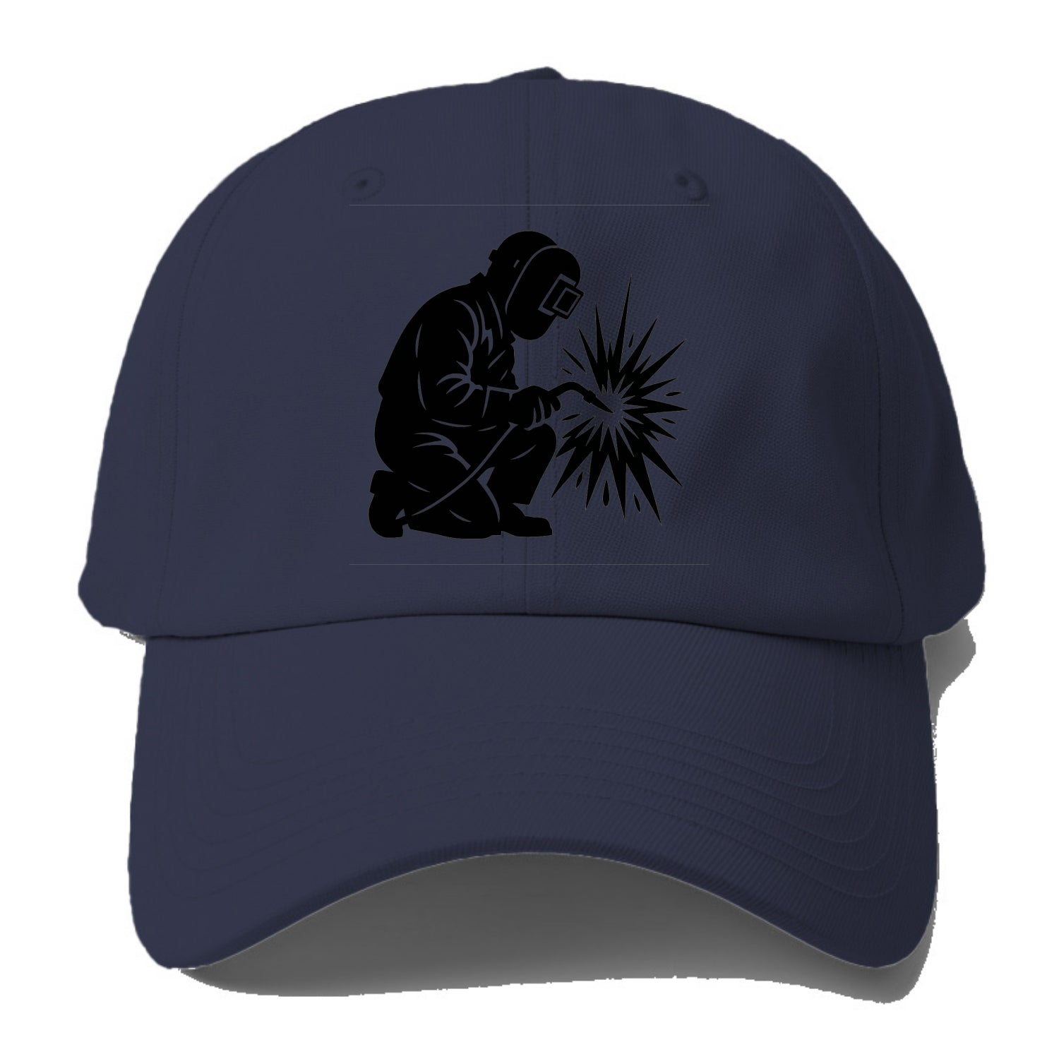 Welder sparks flying dramatically - Baseball Cap - Twilight Navy(Blue)