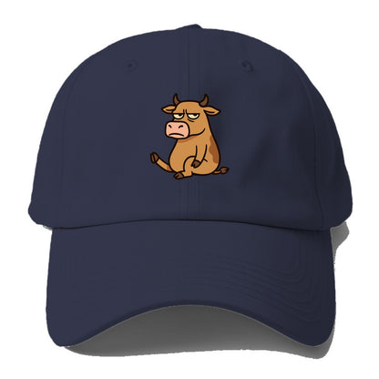 The Cow Judging Silently - Baseball Cap - Twilight Navy(Blue)