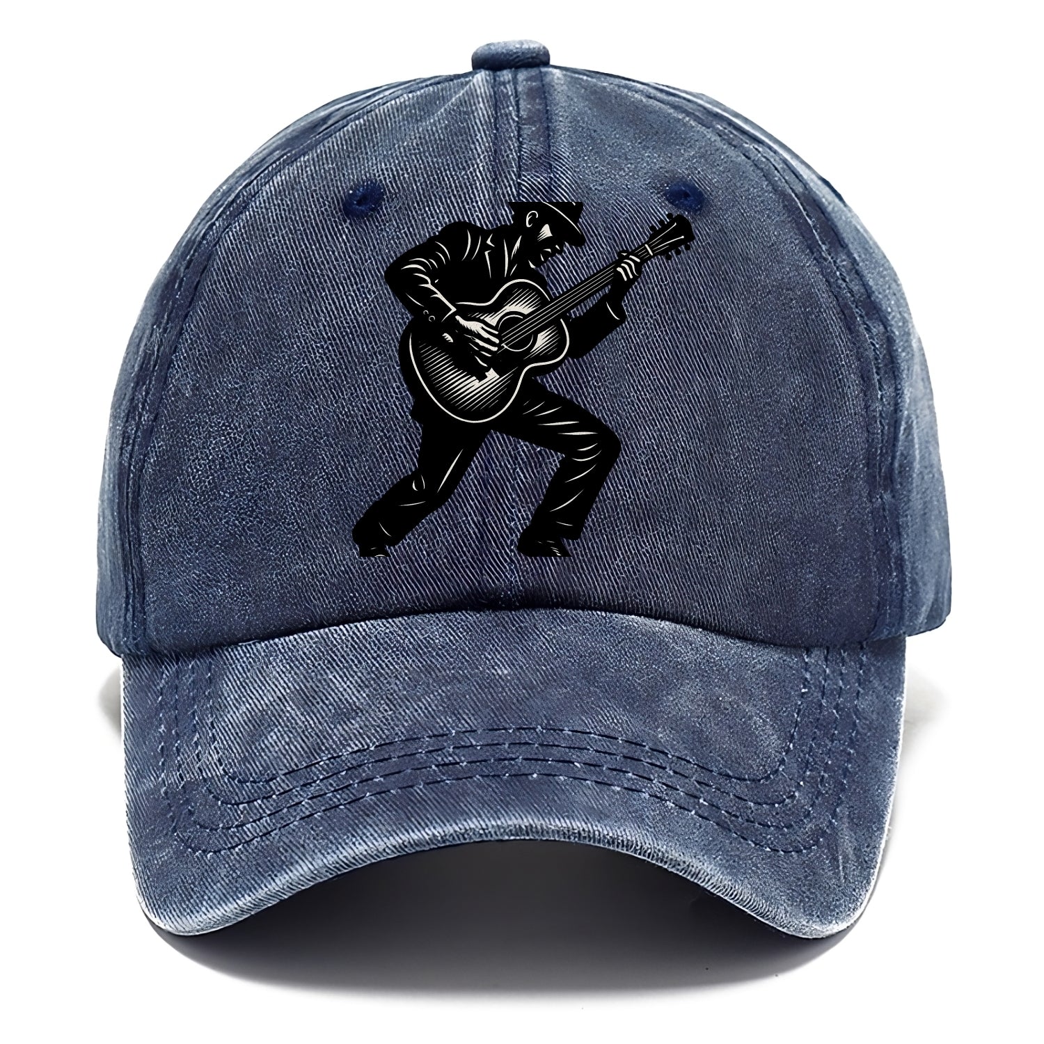 Guitarist playing acoustic guitar - Classic Cap - Twilight Navy(Blue)
