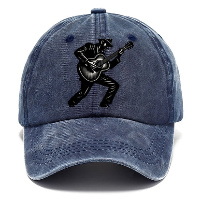 Guitarist playing acoustic guitar - Classic Cap - Twilight Navy(Blue)