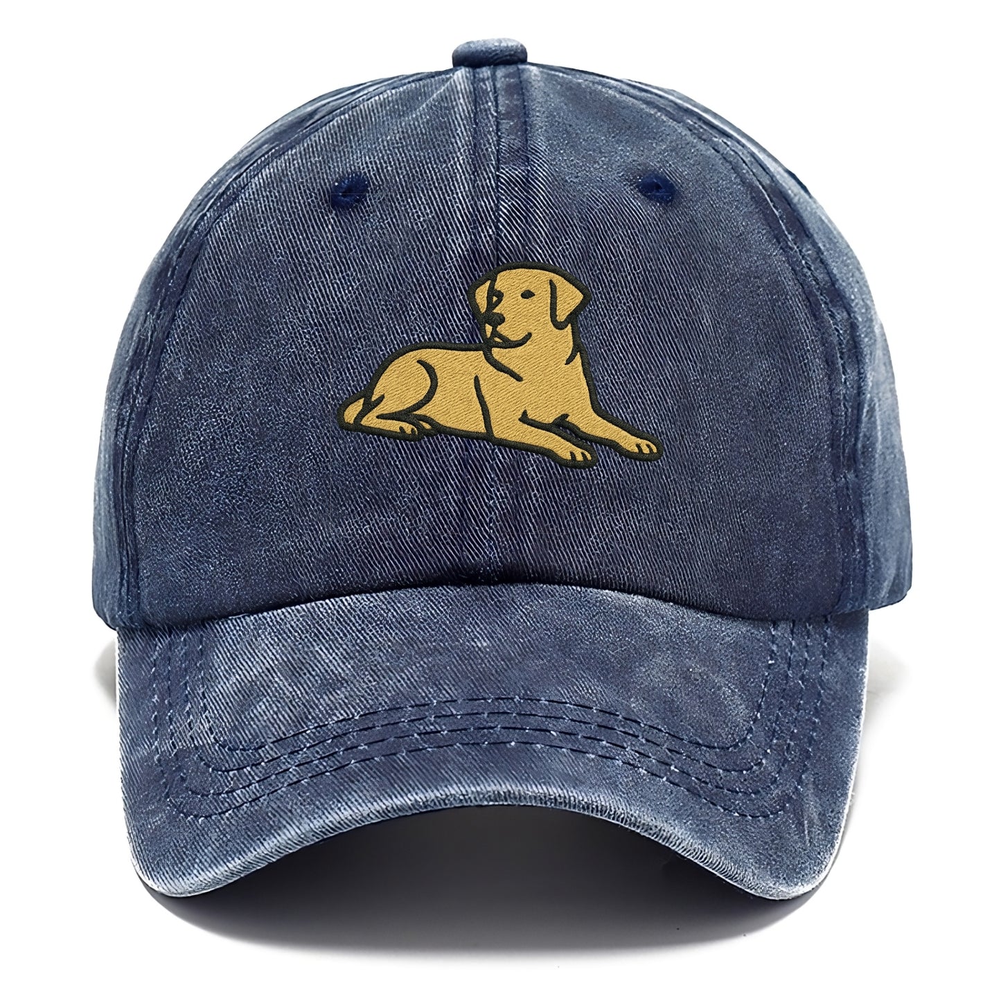 Labrador Retriever - Yellow lab relaxed Classic Cap - Twilight Navy(Blue)