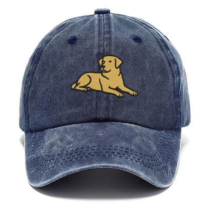 Labrador Retriever - Yellow lab relaxed Classic Cap - Twilight Navy(Blue)