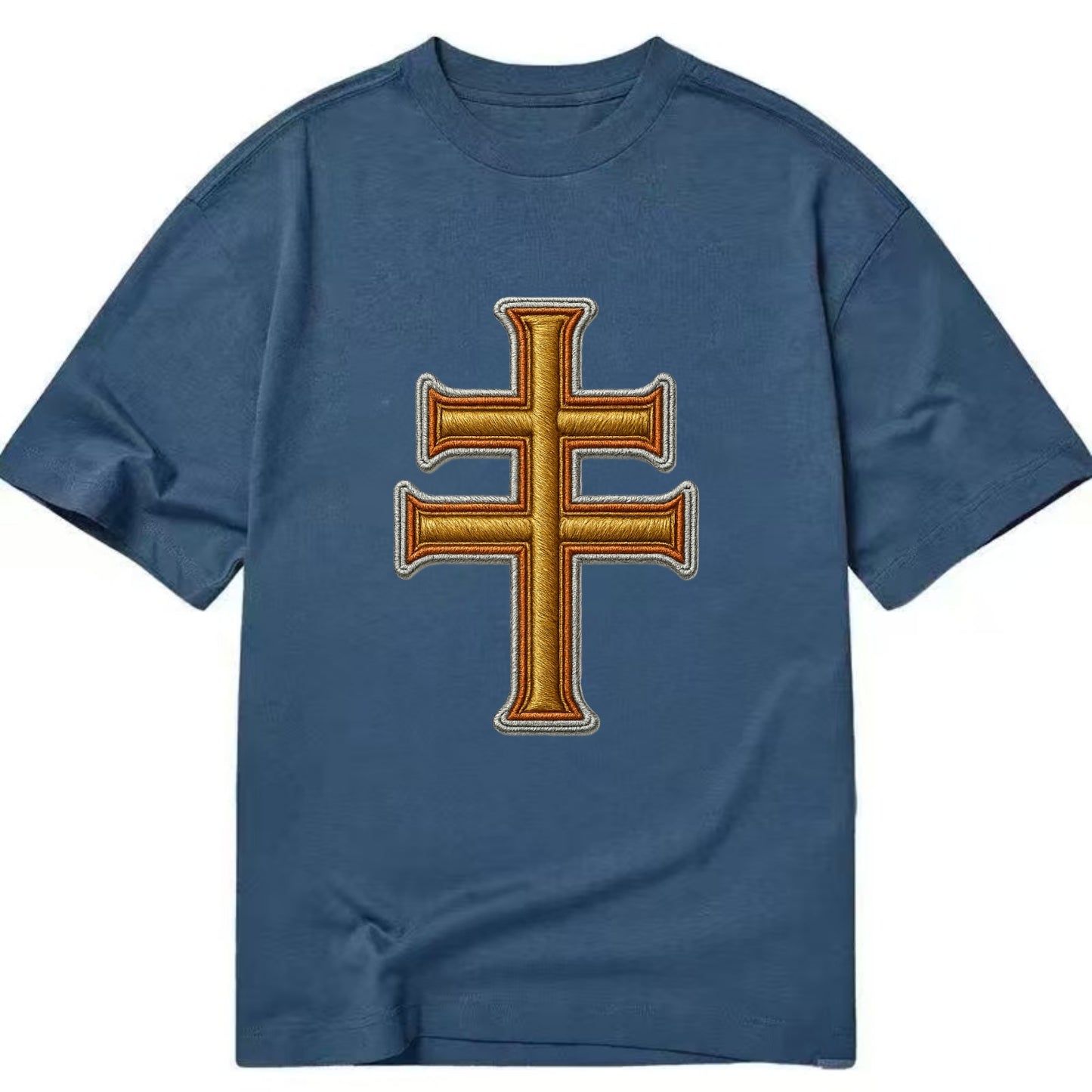 Patriarchal Cross - Classic T-shirt - Twilight Navy(Blue)