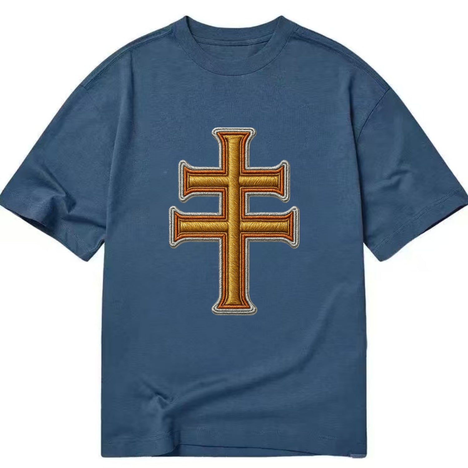 Patriarchal Cross - Classic T-shirt - Twilight Navy(Blue)