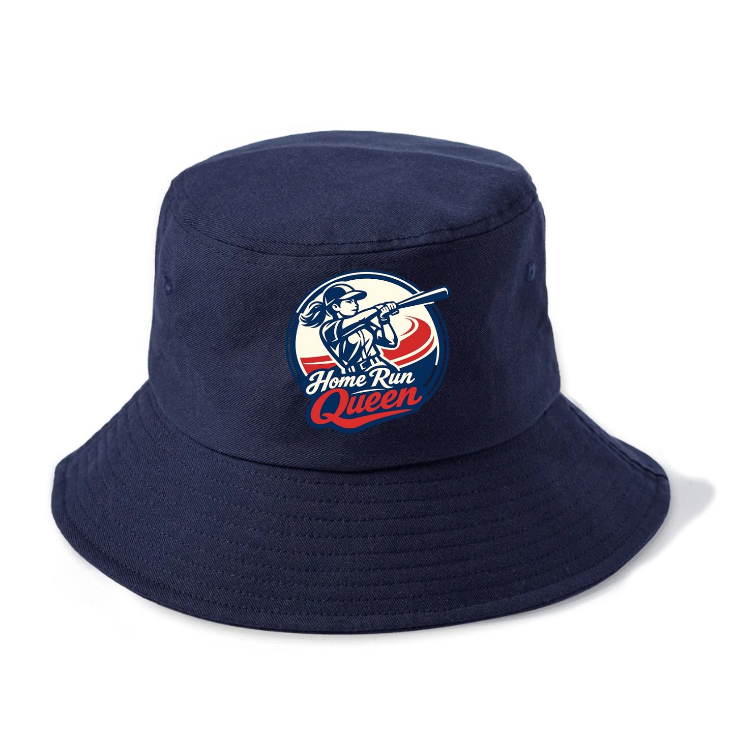 Feminine Power at Bat - Bucket Hat - Twilight Navy(Blue)