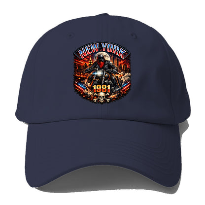 New York 1981 Biker - Baseball Cap - Twilight Navy(Blue)
