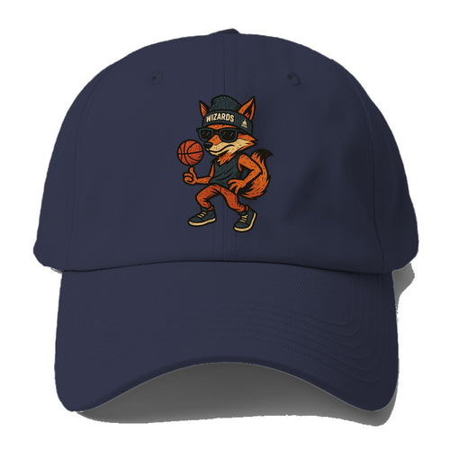 Washington Fox wearing Wizards beanie with capitol patch and wayfarer sunglasses - Baseball Cap