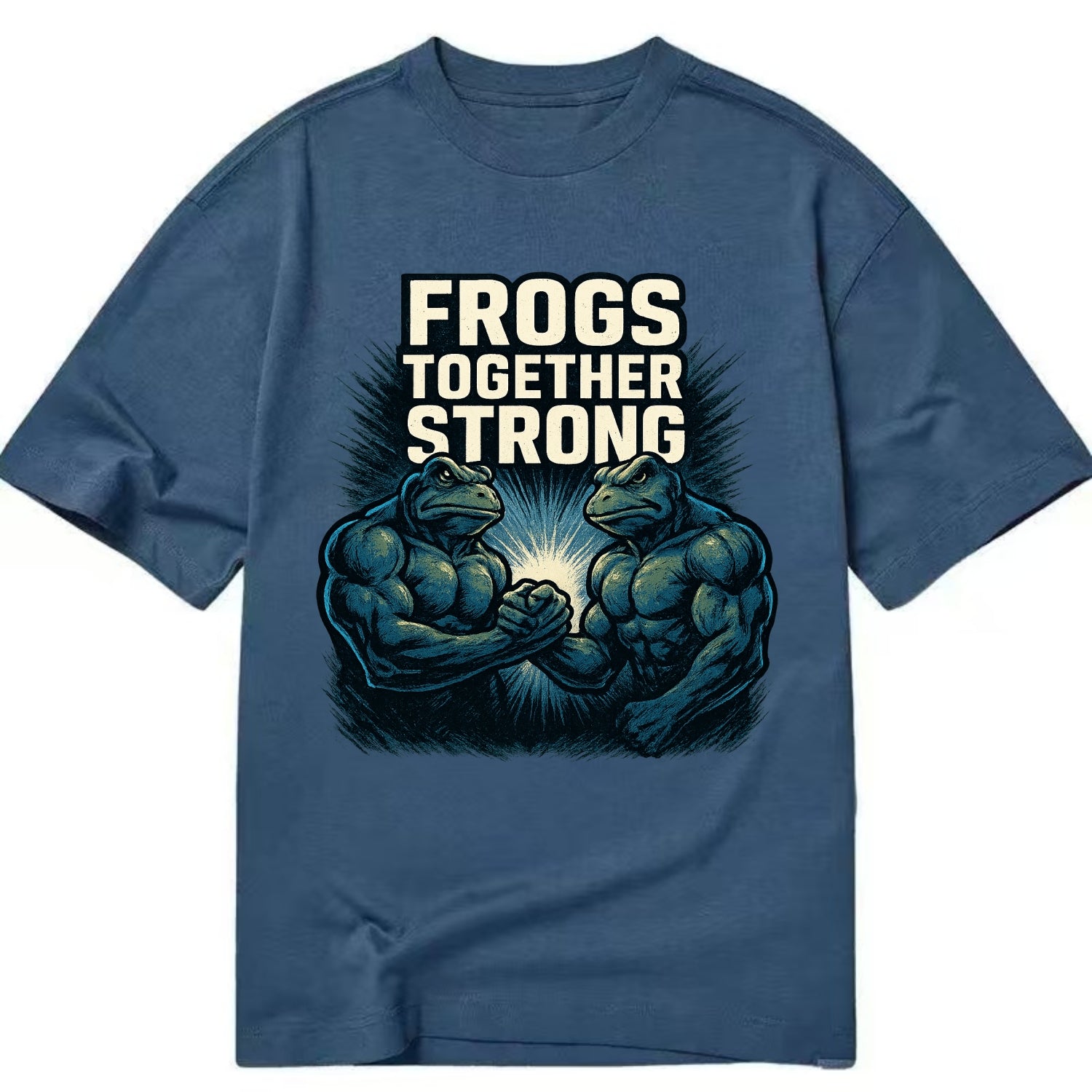 Frogs Together Strong 4 - Classic T-shirt - Twilight Navy(Blue)