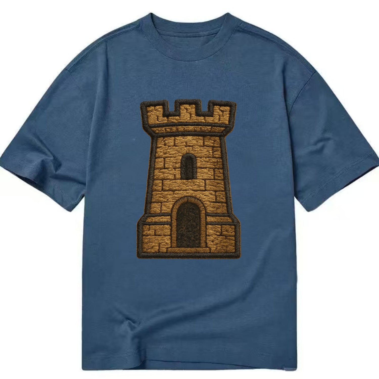 Castle Tower  - Classic T-shirt - Twilight Navy(Blue)