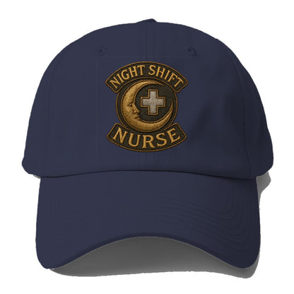 Night Shift Nurse  - Baseball Cap - Twilight Navy(Blue)