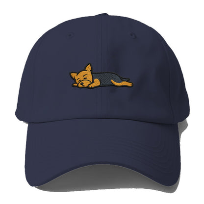 Yorkshire Terrier - Blue and tan fully r Baseball Cap - Twilight Navy(Blue)