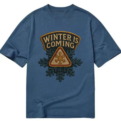Winter Is Coming  - Classic T-shirt - Twilight Navy(Blue)