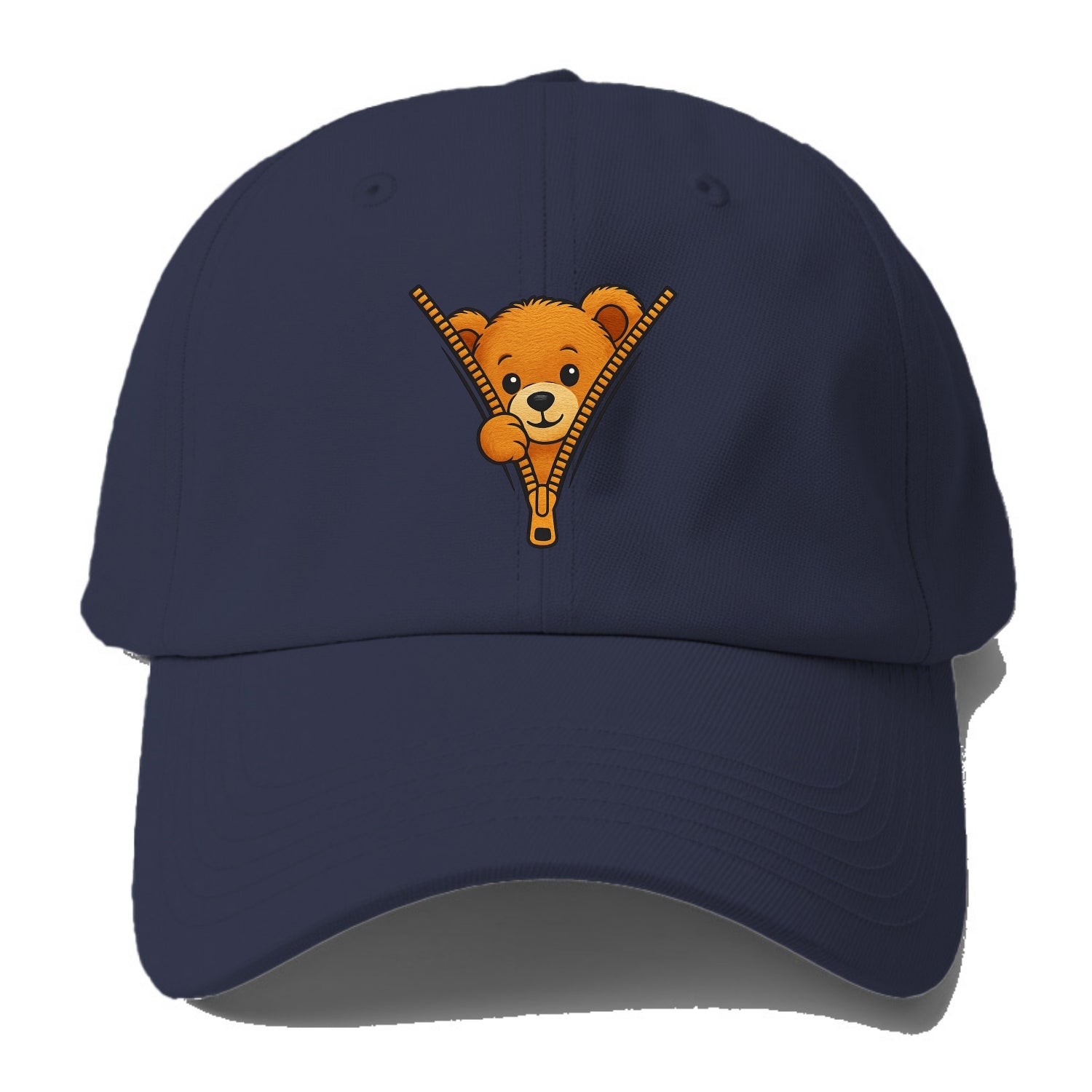 zipper bear - Baseball Cap - Twilight Navy(Blue)