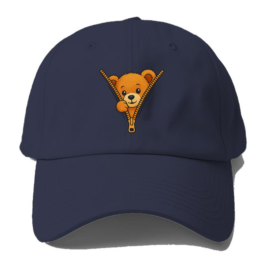 zipper bear - Baseball Cap - Twilight Navy(Blue)