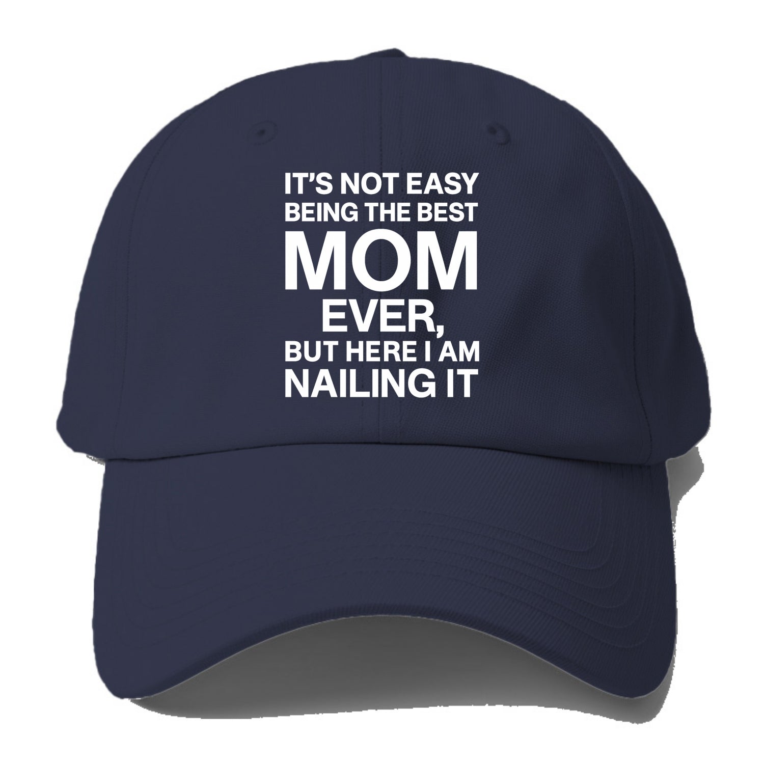 It's not easy being the best HUSBAND ever, but here I am nailing it - Baseball Cap For Big Heads - Twilight Navy(Blue)