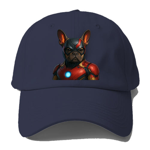 French Bulldog Iron Man  - Baseball Cap - Baseball Cap For Big Heads